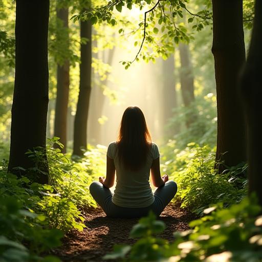 Forest bathing and nature therapy for stress relief