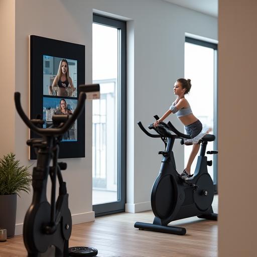 Smart home fitness technology and equipment